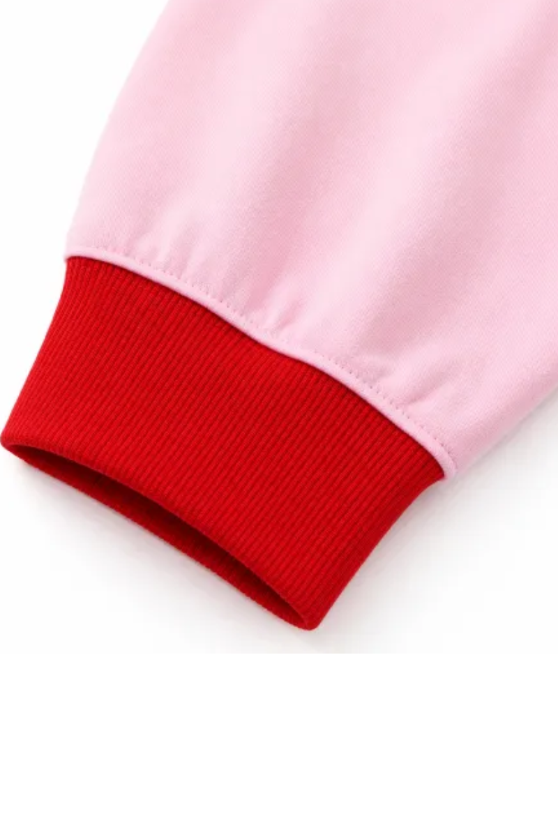 Women's Fall Color Block Contrast Mock Neck Sweatshirt