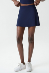 Women's Floral Center Yoga Tennis Skirt