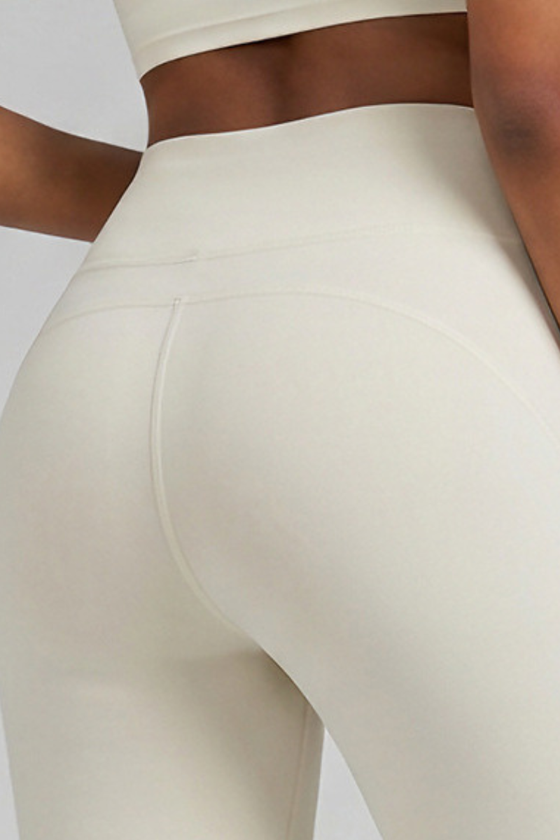 Women's Athletic High Waist Seamed Pilates Yoga Flare Pants