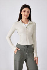 Women Breathable Fitness Active Yoga Jacket