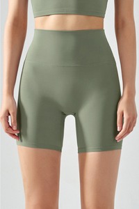 Women's Cooling High Waist Tummy Control Sports Shorts