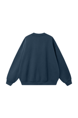 Women's Fall Heavyweight Fleece Cropped Crew Neck Sweatshirt