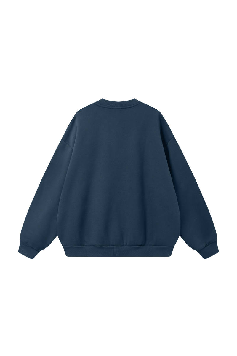 Women's Fall Heavyweight Fleece Cropped Crew Neck Sweatshirt