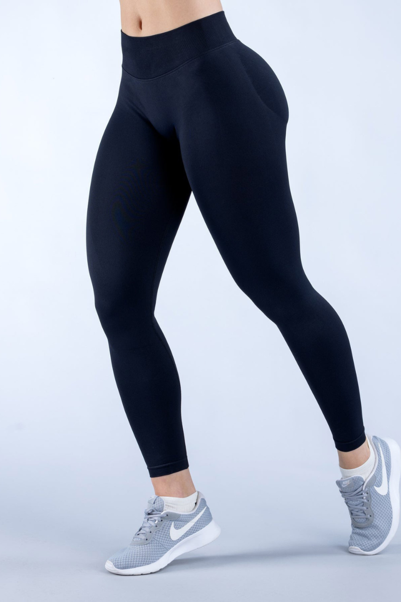 Women's Pleated Buttoocks Lift High Waist Yoga Leggings