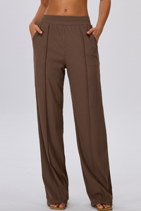 Women's Athletic Side Pocket Loose Casual Yoga Pants