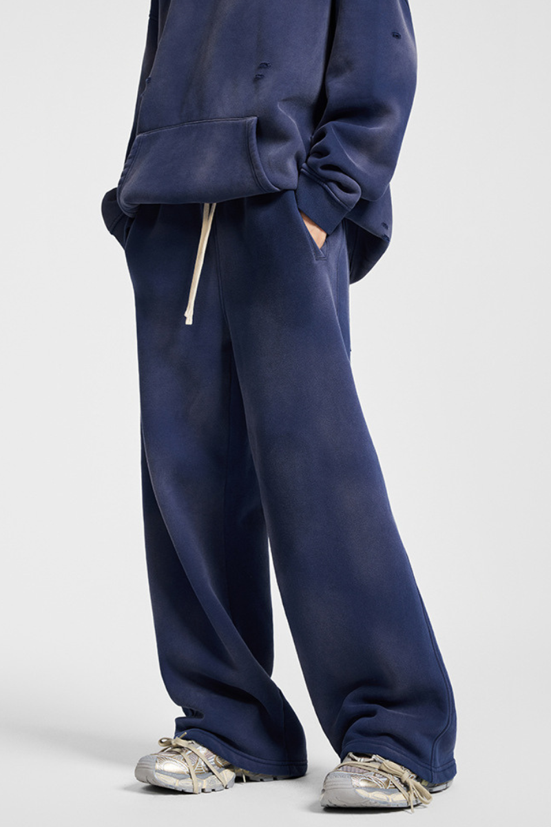 Retro-style simple and casual pants