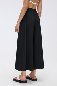 Women's High-Waist Flowy Wide-Leg Dance Pants