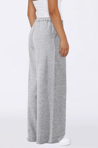 Straight-leg casual pants