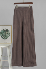 Soft and chewy sweater and knitted set