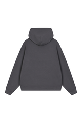 Unisex Fall Boxy Fit Waffle Texture Pullover Relaxed Hoodie