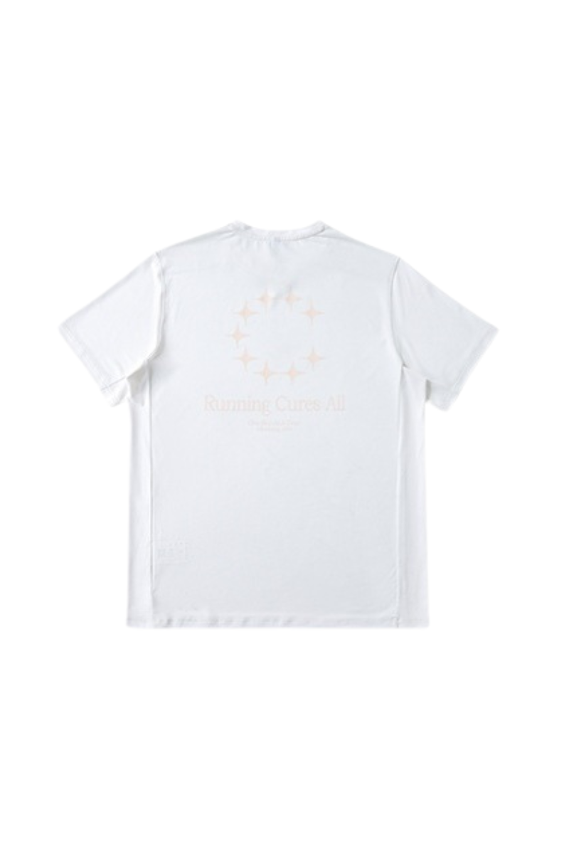 Unisex Lightweight Breathable Printed Athletic Running T-shirt