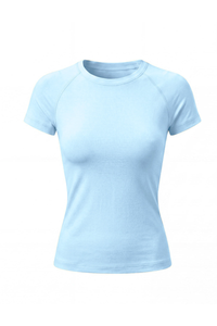Women's Summer Round-Neck Slim Fit Athletic T-shirt