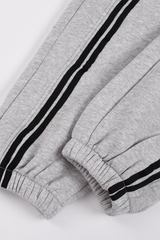 Men's Fall/Winter Retro  Color Block Fleece Lined Jogger
