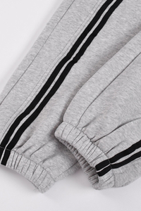 Men's Fall/Winter Retro  Color Block Fleece Lined Jogger