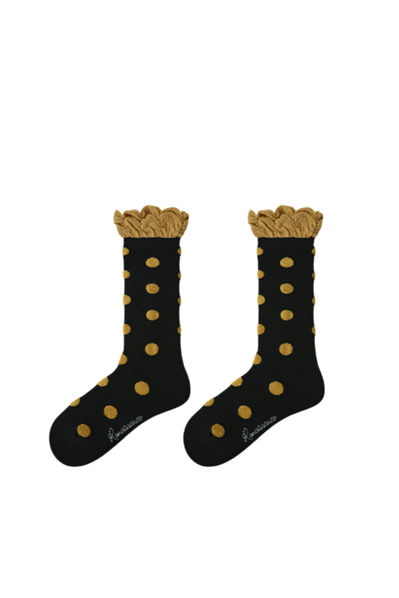 Women's Y2K Retro Color Stripe Soft Slouch Crew Socks