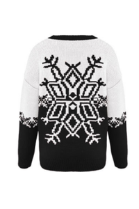 Women's Fall/Winter Christmas Big Snowflake Knit Sweater