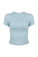 Ribbed Slim Racer-Tee