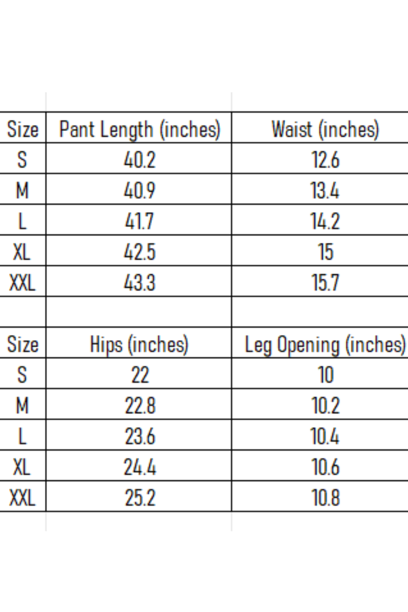 Loose-fitting long pants