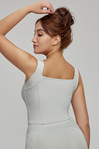 Plus Size Women Medium-Impact Waist-Slimming Sport Tank Top