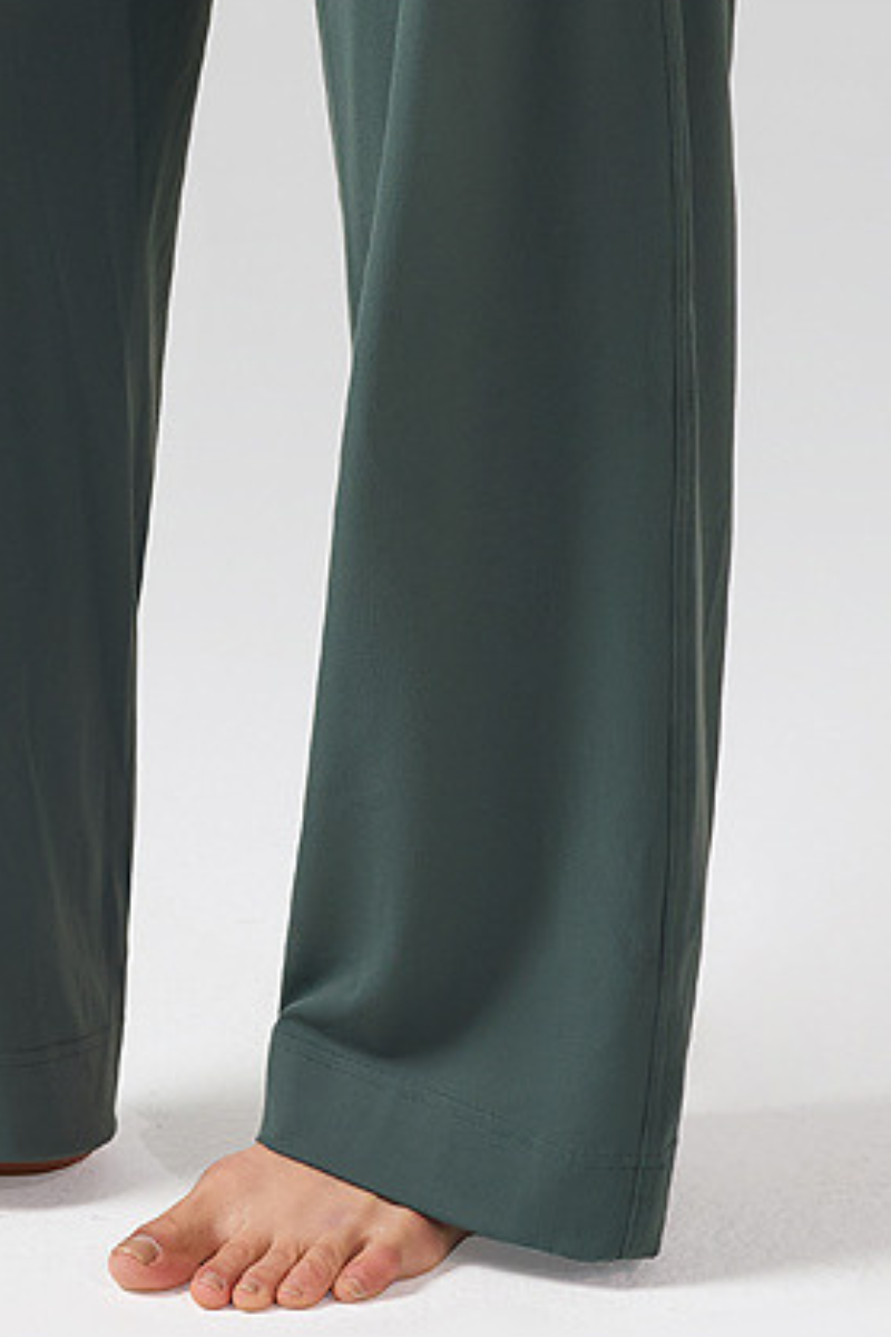 Women's Summer Drawstring  Quick-Dry Wide-Leg Yoga Pants