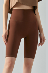 Women's Summer Cooling Slim High Waisted Sports Yoga Shorts