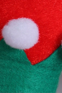 Funny Upside Down Santa Elf Pants Hat With Jingle Bells Pom