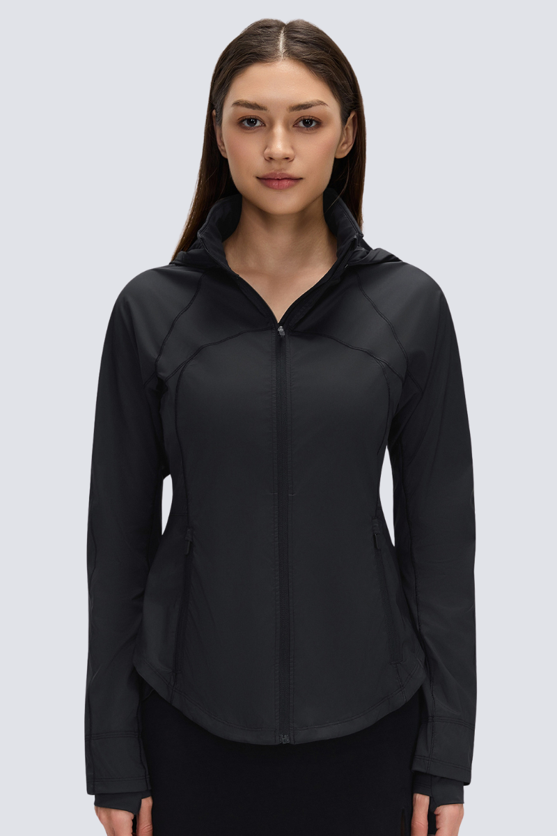 Women's UV Protection Quick Dry Packable Thumb Hole Hoodie
