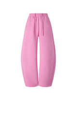 Unisex Fall Streetwear Curved Scimitar Wide‑Leg Sweatpants