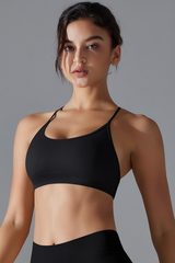 Women's Athletic U-neck Cross Back Beautiful Back Bra