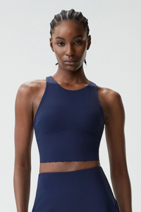 Women's Floral Center Yoga Sports Tank Top