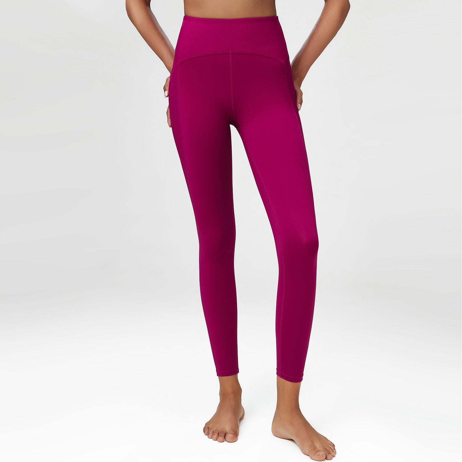 Naked feel Anti-wrinkle bubble butt leggings