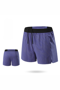Men's Reflective Dot 2-in-1 Racing Running Shorts