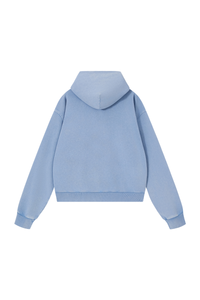 Unisex Fall Washed Vintage Boxy  Comfort Color Hooded Jacket