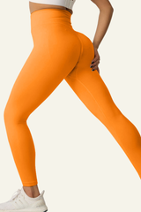 Women's High-waist Pleated Buttocks Lift Yoga Leggings