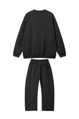 Women's Fall Set:Relaxed Pullover And Drawstring Sweatpants