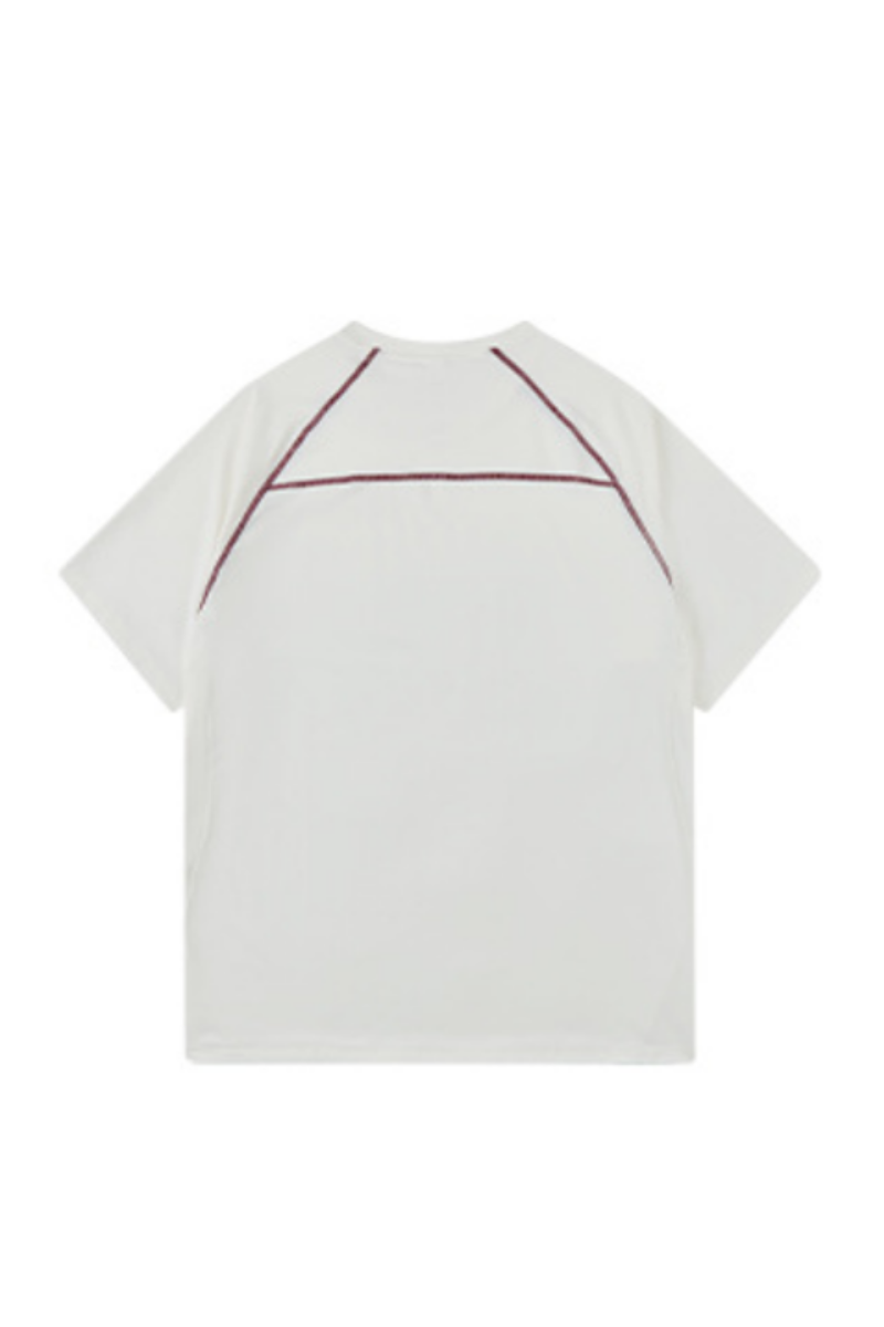Men's Outdoor Striped Color-Block Relaxed Quick Dry T-Shirt