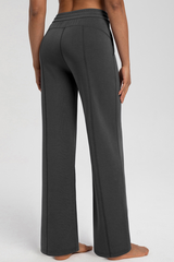 Sand-washed air-loft yoga long pants
