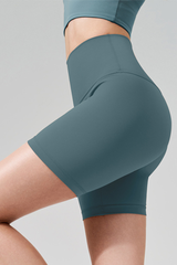 Women'e  Athletic High Waist Sculpting Yoga Shorts