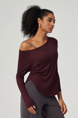 Women's Modal Round Neck Long Sleeves Top