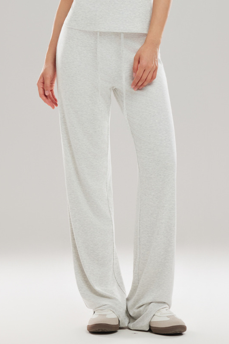 Women’s Drawstring Waist Relaxed Straight Leg Yoga Pants