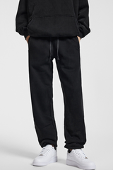 Men's Basic style ankle-cuffed wide-leg pants