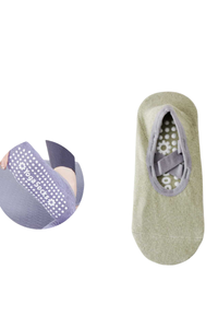 Women's Silicone Non-Slip Cross-Strap Pilates Yoga Socks