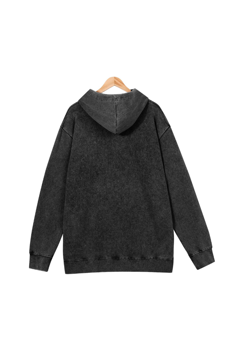 Unisex Fall 400G Heavyweight Washed Vintage Oversized Hoodie