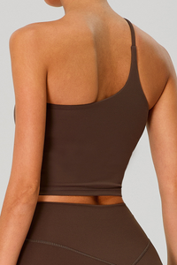 Women's One-Shoulder Sports Tank Top