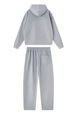 Men's Fall Set:Heavyweight Hoodie And Curved Sweatpants