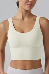 Women's Athletic V-back Wide Straps Bra