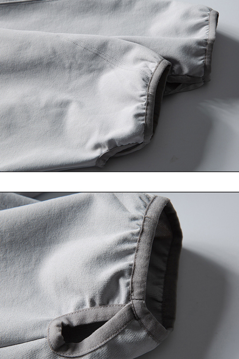 Women's Fall Color-Block Patchwork Multi-Pocket Sport Hoodie