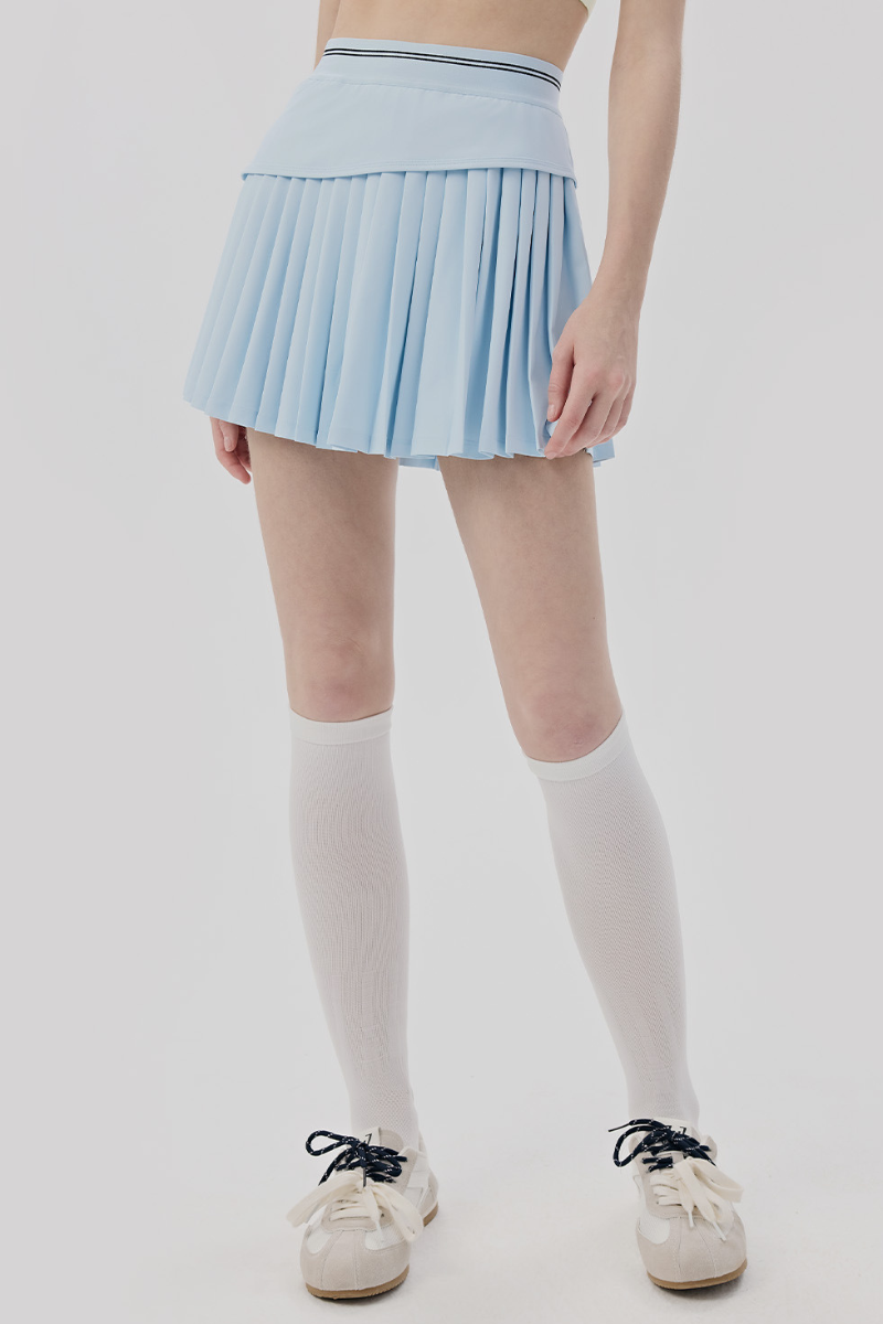 Women's Summer Cooling Anti-Revealing Yoga Pleated Skirt