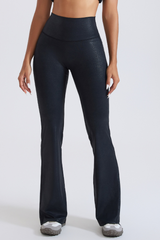 Women’s High-Waist Fitness Flare Pants.