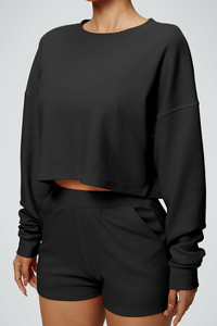Autumn and winter round-neck sweatshirt